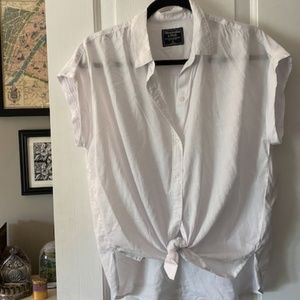 TIE-FRONT BUTTON DOWN